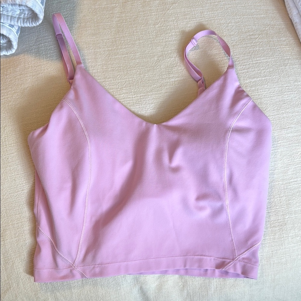 Lululemon align crop cami size 2 vita pink